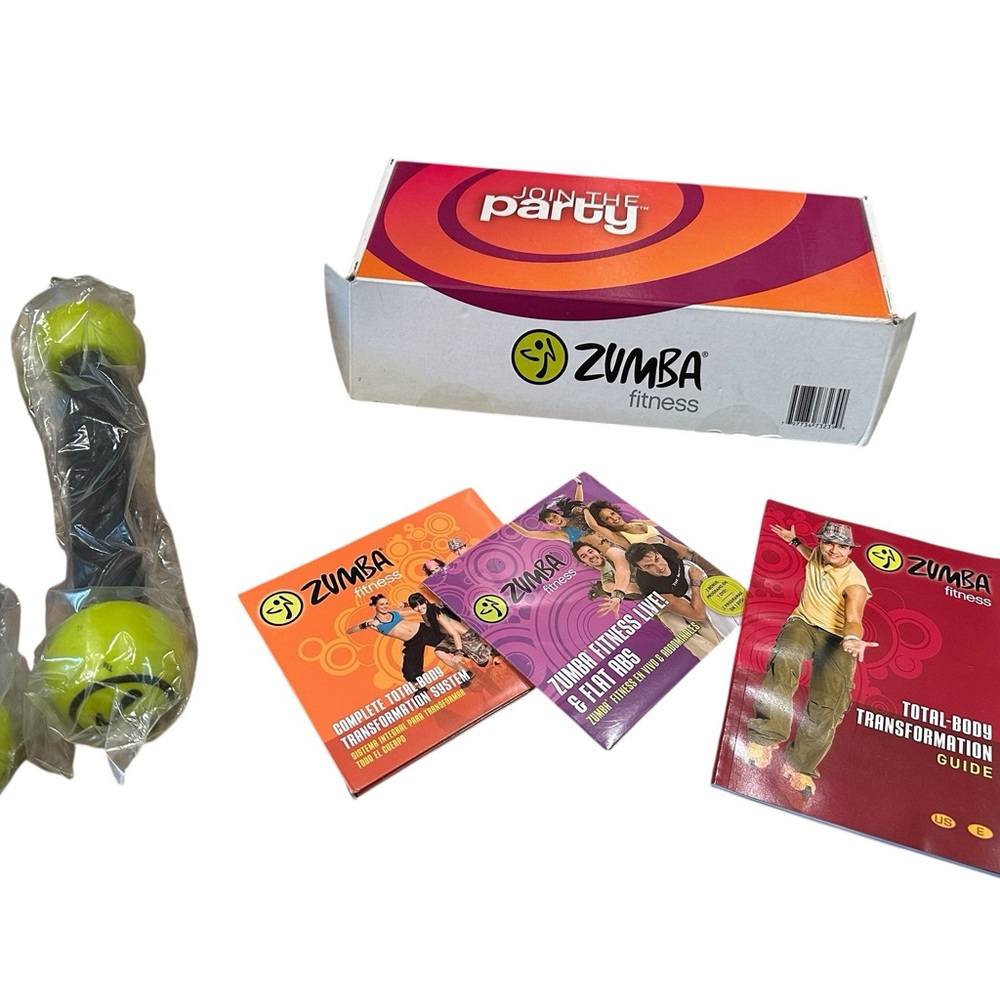 Zumba Dance Kit DVDs and Shaker Weights